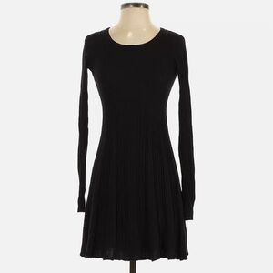 NWT Aeropostale Slater Dress Black Knit Long Sleeve